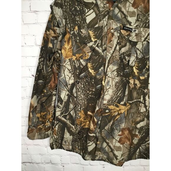 Winchester Shirt Men’s Size‎ Large Button UpCamo Long Sleeve Hunting Vented EUC - Picture 7 of 10